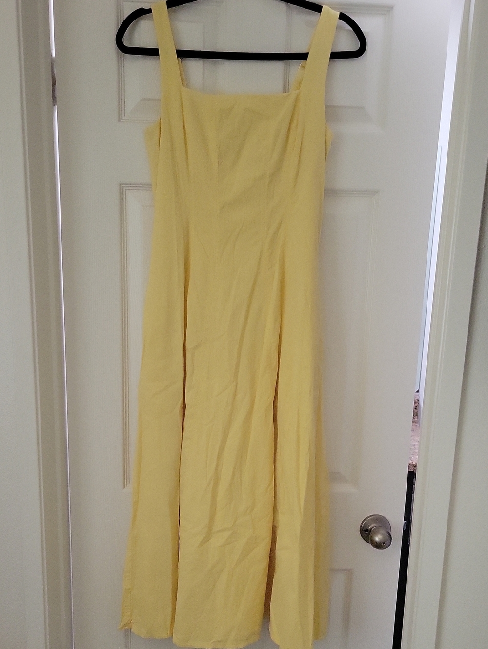 Abercrombie & Fitch Yellow Midi Dress